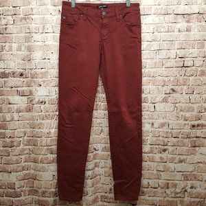 Dear John Jeans Burgundy Wine Skinny Size 26